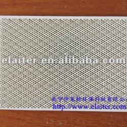 Infrared honeycomb ceramic plaque for gas cooker