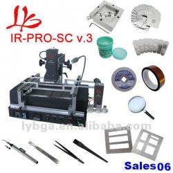 Infrared +hot air bga rework station,IR-PRO-SC v.3,bga reballing machine.