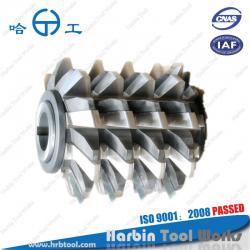 Inserted gear hob, rake angle 7, m9--35, gear hobbing tool