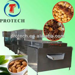 Inteligent continuous microwave food sterilization machine