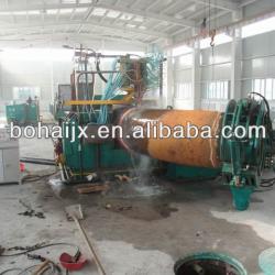 Intermediate frequency heating hydraulic steel pipe bending machine