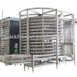 IQF single spiral freezer/ blast freezer