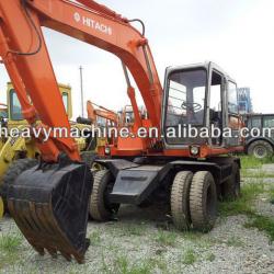 Japan made Used Hitachi Wheel Excavator EX100WD-1 on Sale