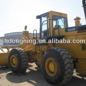 Japanese loader komatsu WA 470, komatsu wa 470 loader for sale in China, used loader in good running condition