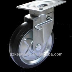 Japanese Rubber Caster-Side Brake