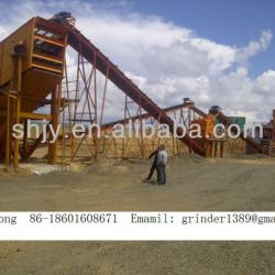 Jaw Crushing plant PE600X900 put into use for construction material