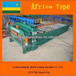 JCX glazed roof tile cold roll forming machine