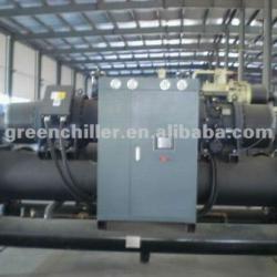 Jinan factory -45 degree water cooled screw glycol chiller in the food industry