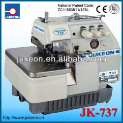 JK-737 Super high speed 3 thread overlock sewing machine for textile overlock sewing machine