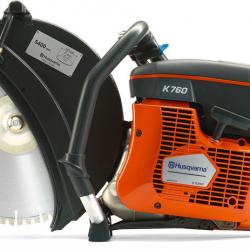 K760- HAND HELD POWER CUTTER WITH ACTIVE AIR FILTER SYSTEM, POWERED BY 74CC (3.7 KW) 2-STROKE PETROL ENGINE, MAX. BLADE SIZE 350