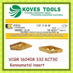 Kennametal VCGR 160408 type insert internal turning tool insert