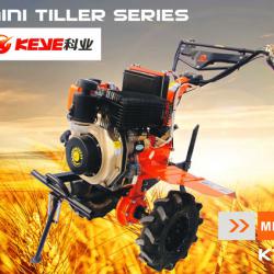 KEYE 9Hp KAMA/Kipor 186FC Diesel Engine Powered Mini Tiller with PTO Applications (Multi-Functional Diesel Tiller)