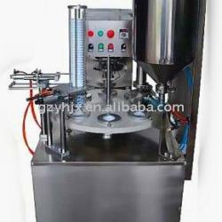 KIS-900 Rotary Type Bottle Filling & Sealing Machine (sheet film)