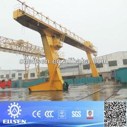 L type gantry cranes with hooks