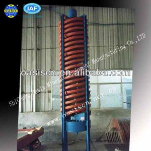 lab glass fiber reinforced plastic spiral chute