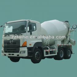 large capacity easy operating concrete mixer truck