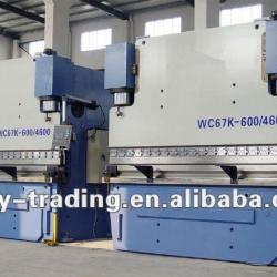 large CNC hydraulic press brake and bending machine WC67K-600/4600