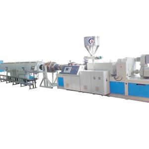 Large Diameter UPVC Solid Wall Pipe Extrusion Line