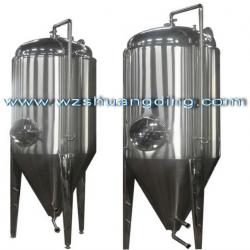 Large jacketed beer fermenter