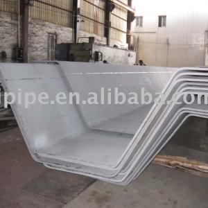 large-scale bending, 3000 ton bending processing, gooseneck steel structure processing