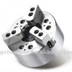 Large through hole 3-jaw high speed hollow power chuck