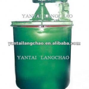 Leaching and agitating tank for gold processing