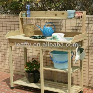 LEAFFY-Fir wood Potting Bench