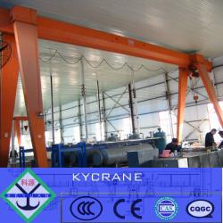 light duty electric hoist single girder workshop gantry crane 10ton