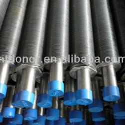 LL type Aluminum extruded spiral fin tube for heat transfer