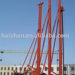 long screw pile machine