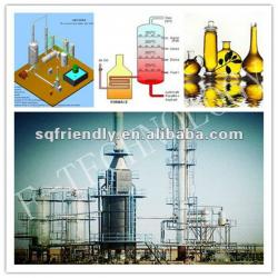 Low investment and high profit ! used oil vacuum distillation recycling refining for diesel oil equipment with capacity 6MT/D