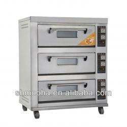 low price 3 layer 6 pan electric deck oven ( 3 decks 6 trays, MANUFACTURER LOW PRICE)