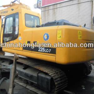 low price used excavator Hyundai 225LC-7 for sale