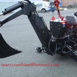 LW-7 garden tractor backhoe