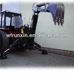 LW-7 small garden tractor backhoe