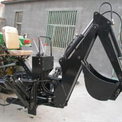 LW-7 small garden tractor backhoe