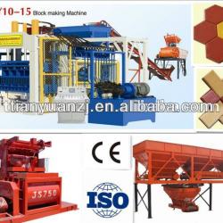 machinery for small industries QT10-15 with ISO9001&CE