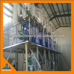 Maize flour mill with degerminator