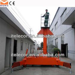 man lift hydraulic telescopic mast