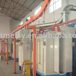 manual powder coating booth