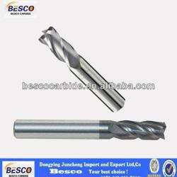 Manufacture HRC45 -65 4F carbide end mill with long flute size