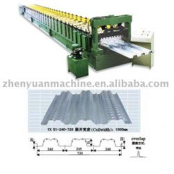 Manufacturer of steel floor deck machine by roll forming