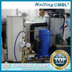 Marine flake ice machine 1ton/day for food processing