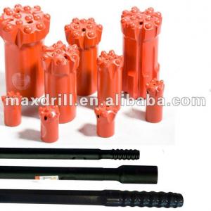 MAXDRILL Button Bit R25,R28,R32,R35,R38,T38,T45,T51