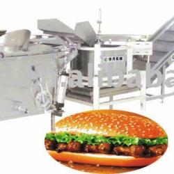 meats frying line