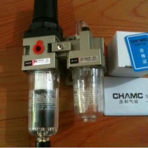 Mechanical filter regulator lubricator for bag making machine