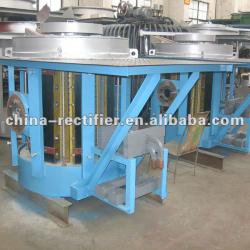 medium frequency induction melting metal furnace