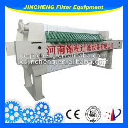 Membrane filter press used in electroplating&chroming plant