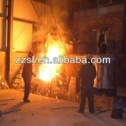 Metal melting furnace for aluminum/copper/iron/steel