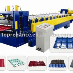 Metal roof tile making machine